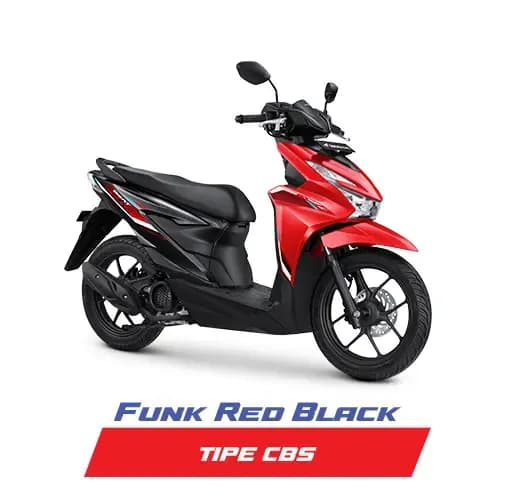 BEAT CBS FUNK RED BLACK
